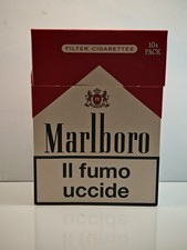 Pacchetto (VUOTO) Sigarette MARLBORO 10 pack VINTAGE COLLEZIONE