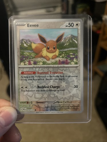 Carta base pokemon eevee hp - base,