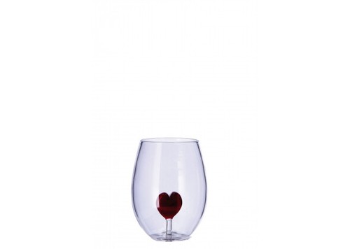 Bicchiere vetro con figura - bicchiere,