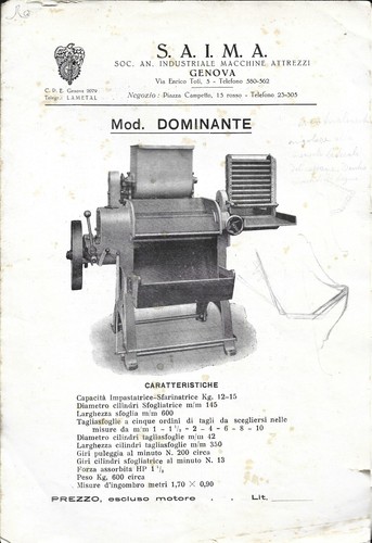 Catalogo a genova - catalogo, s.a.i.m.a.