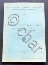Militaria - Prezzario parti di
