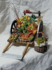 Presepe,arte,presepiale,accessori,carretto,frutta,krippe,Gemüsehändler,wagen