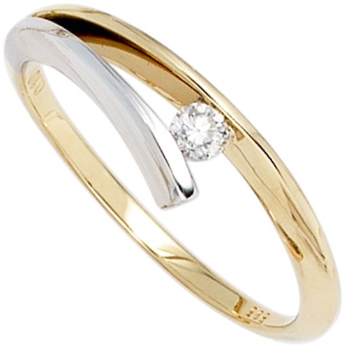 Anello donna con diamante - con,