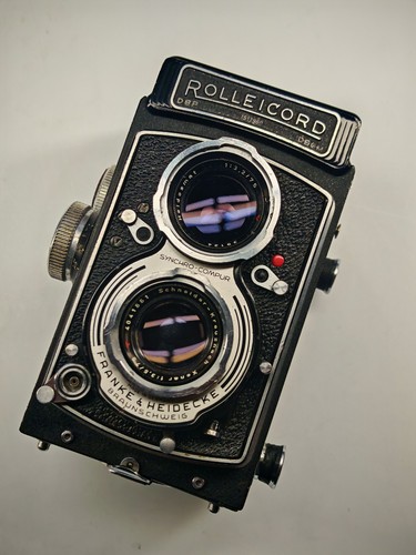 Film camera rolleicord xenar - film, v