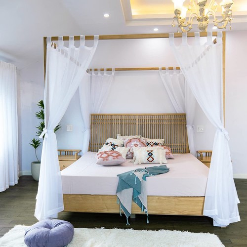 Tende letto baldacchino - letto, a