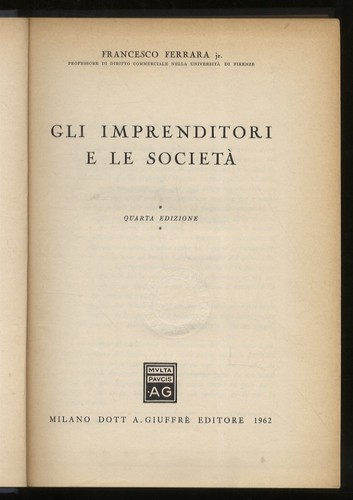Gli imprenditori le - e,