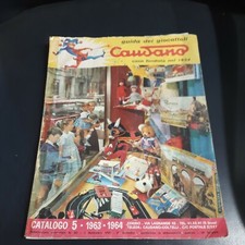1963 1964 TORINO CAUDANO Catalogo giocattoli epoca  anni 60 vintage 50 pagine 