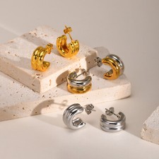 Orecchini donna acciaio inox