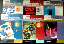 LOTTO IN 3 VV "NUOVA MATEMATICA A COLORI" (6 TOMI con 1 Cd) - L.SASSO - PETRINI