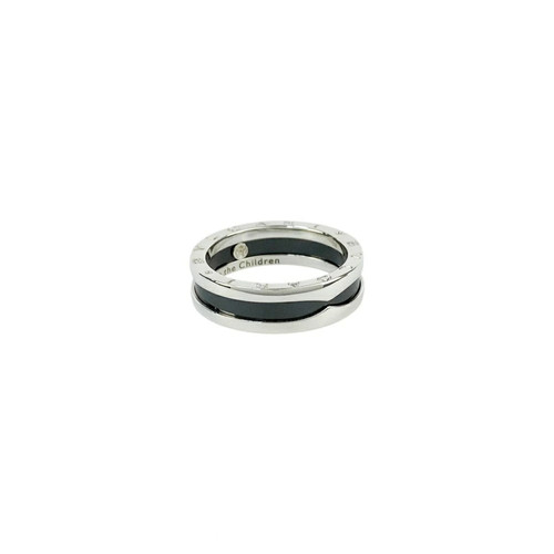 Anello nero bvlgari zero1 - b,