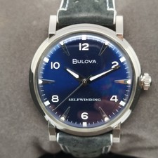 Orologio polso uomo automatico Bulova in acciaio inox water resistant inusato