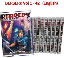 BERSERK Manga NUOVO Volume 1-42 di Kentaro Miura Sciolto/Singolo Fumetti Inglese