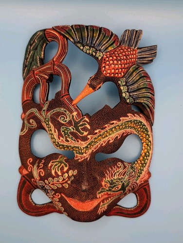 Maschera batik legno - batik,