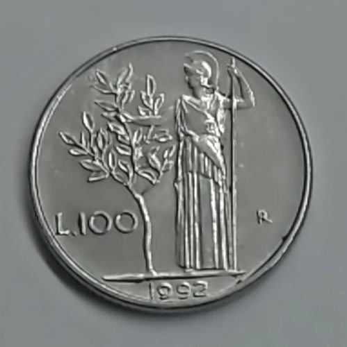 Moneta 100 lire del 1992 - da,