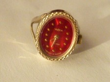 CHAIKA WOMEN WIND UP WATCH RING TICKING