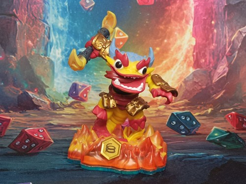Fire kraken figurine - fire,