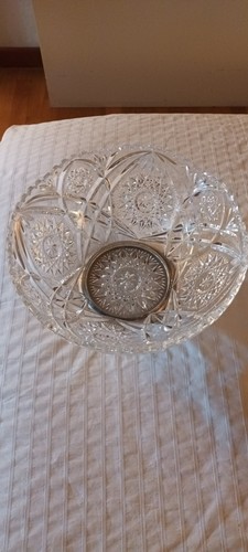 Vaso cristallo molato base - in,