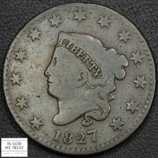 1827 Coronetta testa di