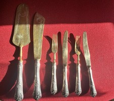 servizio posate argento 800