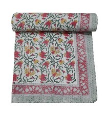 Copriletto Kantha blocco mano