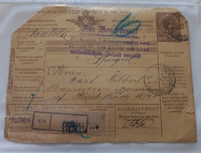 1906 Bollettino Spedizione Pacchi x Germania Belgio Malta Turchia via Brindisi