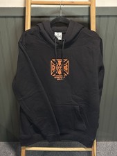 Felpa con cappuccio uomo WCC West Coast Choppers nuova taglia L