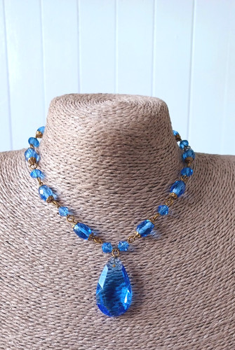 Art deco czech blue - czech, glass
