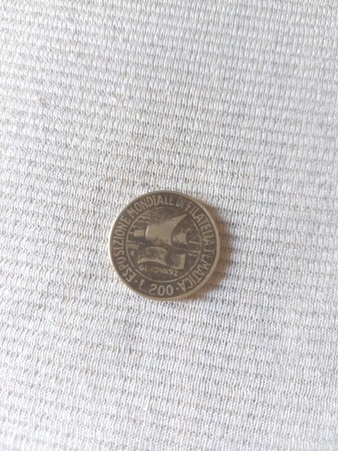Moneta 200 lire esposizione - 200,