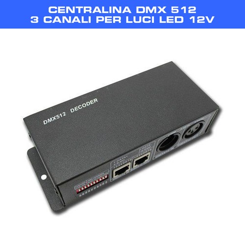 Centralina dmx 512 - centralina, 3
