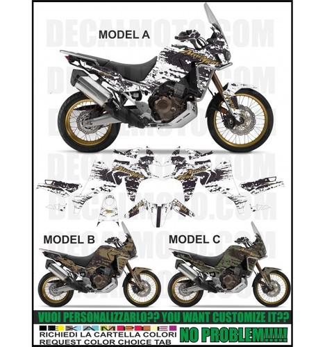 Adesivi africa crf 1000 - adesivi,