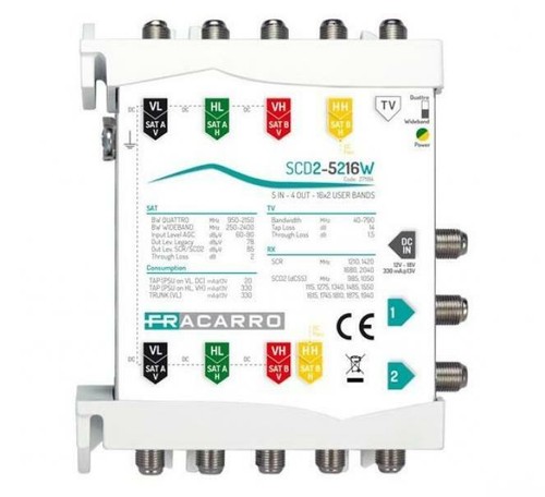 Fracarro multiswitch sdc2 5in - fracarro,