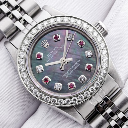Rolex lady acciaio data - no, mop