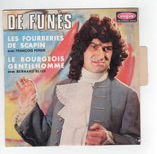 DE FUNES  Les fourberies de scapin   avec languette   7" 45 tours EP