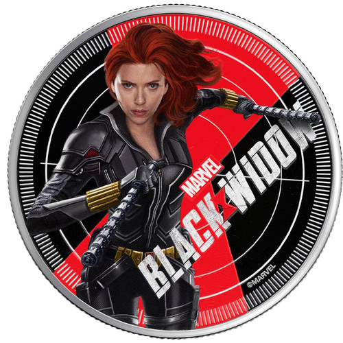 Vedova nera marvel moneta - nera,