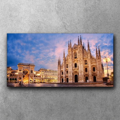 Milano duomo all - duomo, all'alba