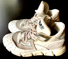 Maison Margiela MM6 SNEAKERS very RARE! White/Silver leather - Woman N.37/UK N.4