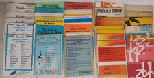 Spartiti LOTTO oltre 30 LIBRETTI notiziario messaggerie musicali ANNI 70/80 SANR