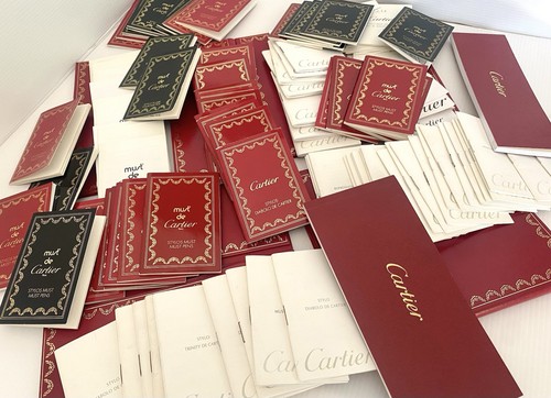 Cartier lotto 120 libretti - cartier,