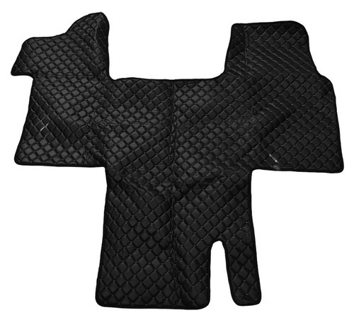 Tappetini eco pelle nera - in,