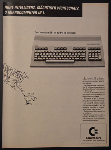 Commodore 128 pc computer - commodore,
