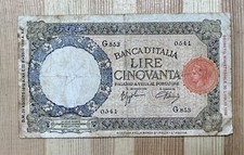 Banconota 50 Lire Cinquanta