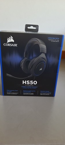 Corsair hs50 pro blue cuffie - blue,