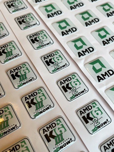 Adesivo personalizzato amd - personalizzato, k6