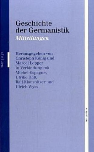 Geschichte der germanistik - geschichte,