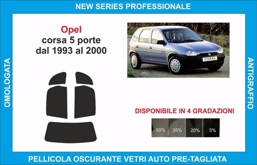 Pellicole oscuranti vetri opel - pellicole,