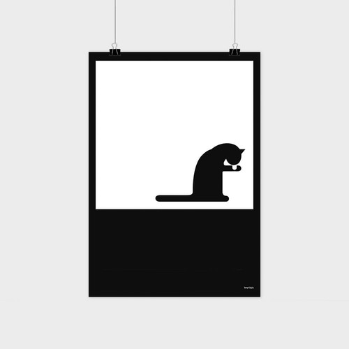 Poster otl aicher isny - -, gatto