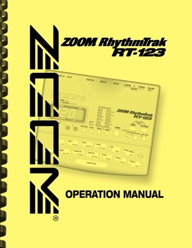 Zoom rhythm trak - trak, rt-123
