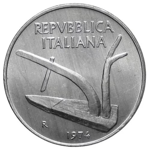 Lire 1974 spighe - 10,
