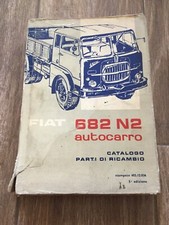 FIAT AUTOCARRO CAMION EPOCA 682 N2 CATALOGO PARTI RICAMBIO MANUALE RICAMBI 1964