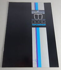 Brochure / Brochure BMW Serie 3 E21 Baur TOPCABRIOLET